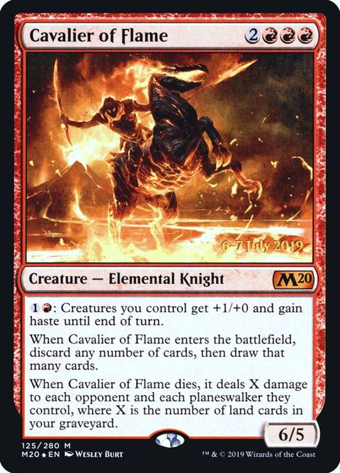 Cavalier of Flame (125s) - Date Stamped