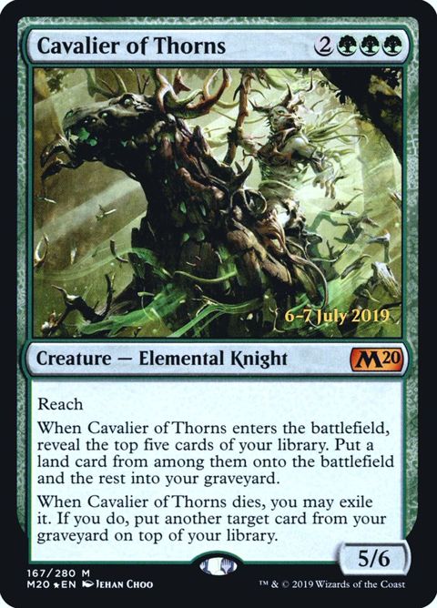 Cavalier of Thorns (167s) - Date Stamped