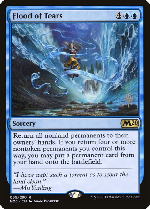 Flood of Tears (59p) - Planeswalker Stamped