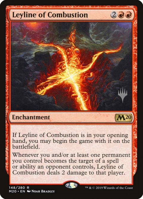 Leyline of Combustion (148p) - Planeswalker Stamped