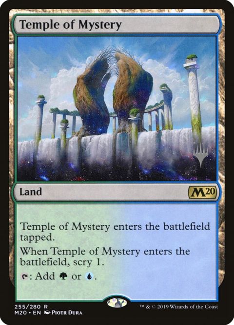 Temple of Mystery (255p) - Planeswalker Stamped