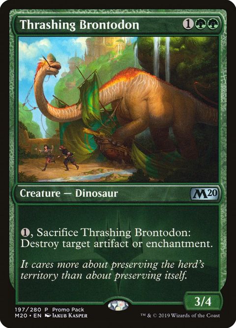 Thrashing Brontodon (197) - Pack Promo