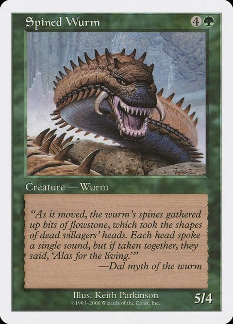 Spined Wurm (2001-1)