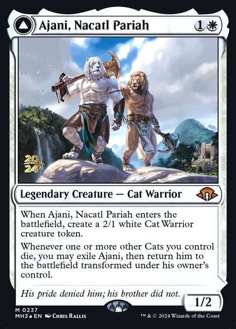 Ajani, Nacatl Pariah // Ajani, Nacatl Avenger (237s) - Date Stamped