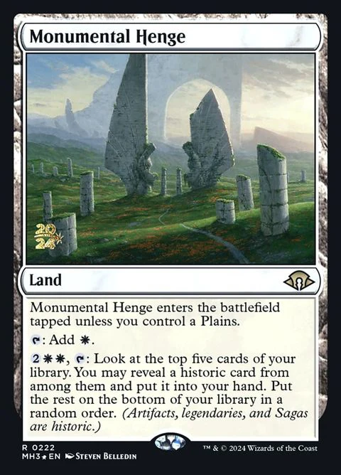 Monumental Henge (222s) - Date Stamped