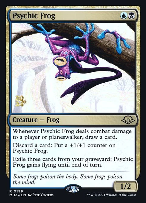 Psychic Frog (199s) - Date Stamped