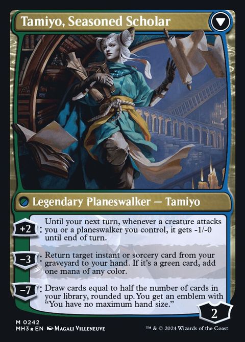 Tamiyo, Inquisitive Student // Tamiyo, Seasoned Scholar (242s) - Date Stamped - Image 2