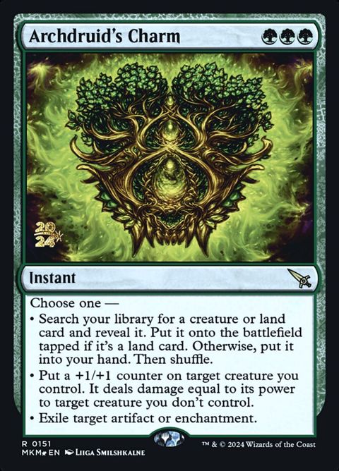 Archdruid's Charm (151s) - Date Stamped