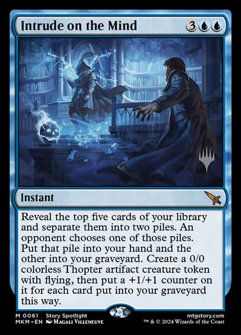 Intrude on the Mind (61p) - Planeswalker Stamped
