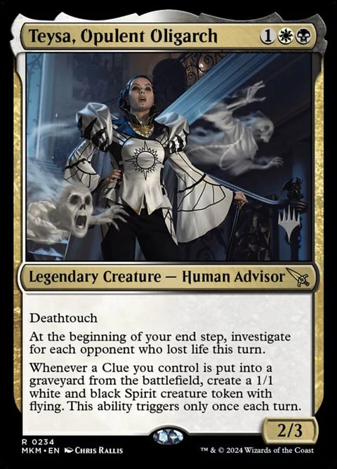 Teysa, Opulent Oligarch (234p) - Planeswalker Stamped