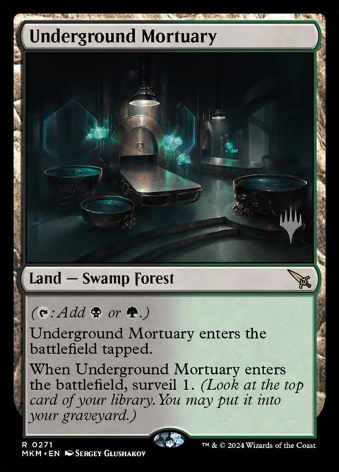 Underground Mortuary (271p) - Planeswalker Stamped