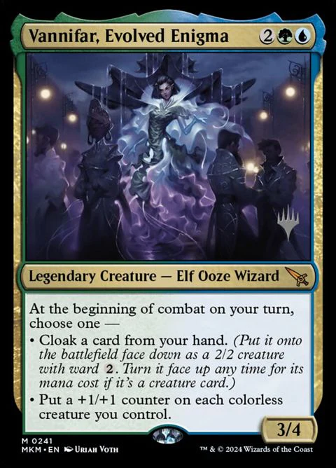Vannifar, Evolved Enigma (241p) - Planeswalker Stamped