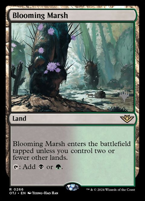 Blooming Marsh (266p) - Planeswalker Stamped