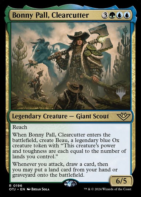 Bonny Pall, Clearcutter (196p) - Planeswalker Stamped