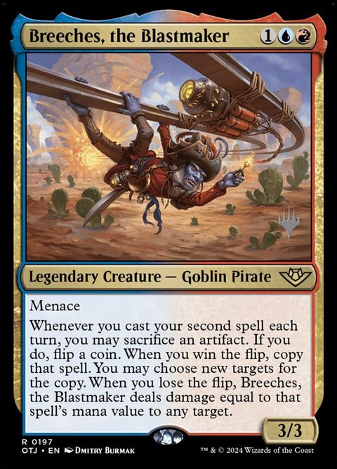 Breeches, the Blastmaker (197p) - Planeswalker Stamped