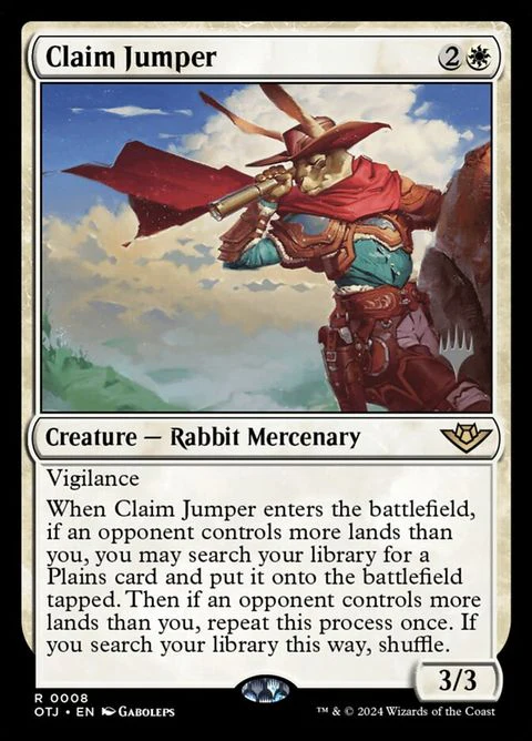 Claim Jumper (8p) - Planeswalker Stamped