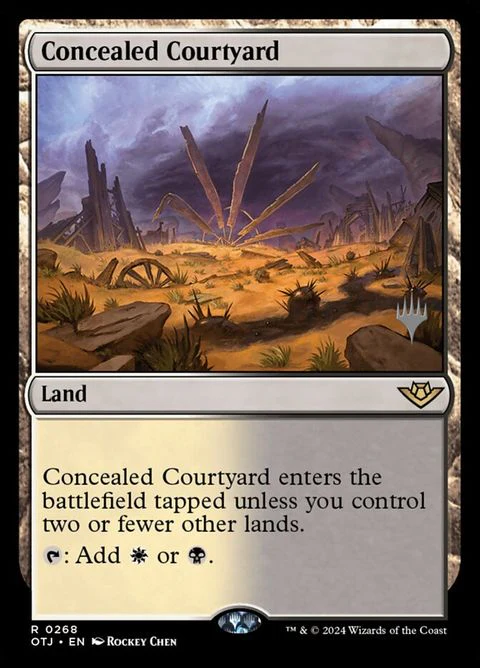 Concealed Courtyard (268p) - Planeswalker Stamped