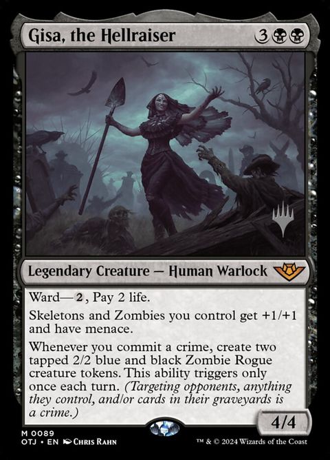 Gisa, the Hellraiser (89p) - Planeswalker Stamped
