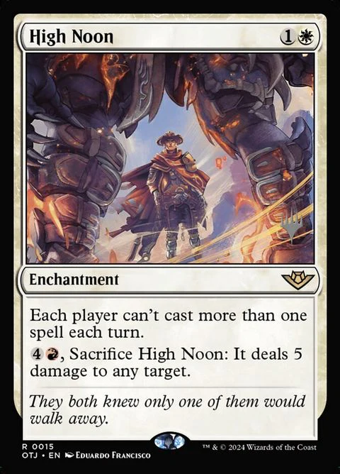 High Noon (15p) - Planeswalker Stamped