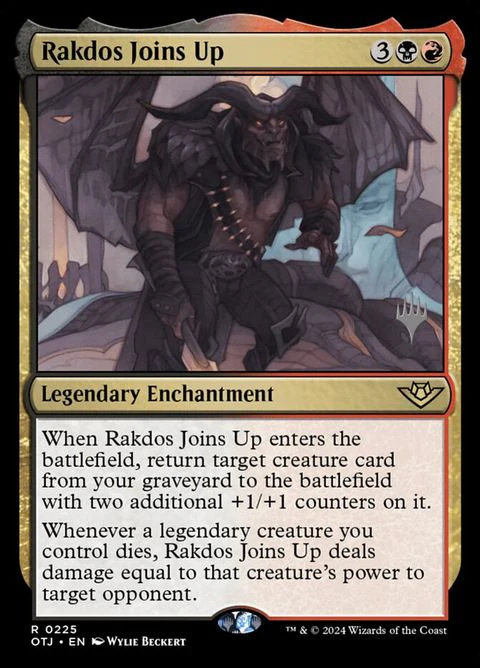 Rakdos Joins Up (225p) - Planeswalker Stamped
