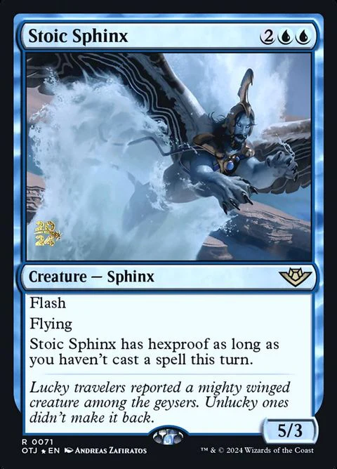 Stoic Sphinx (71s) - Date Stamped