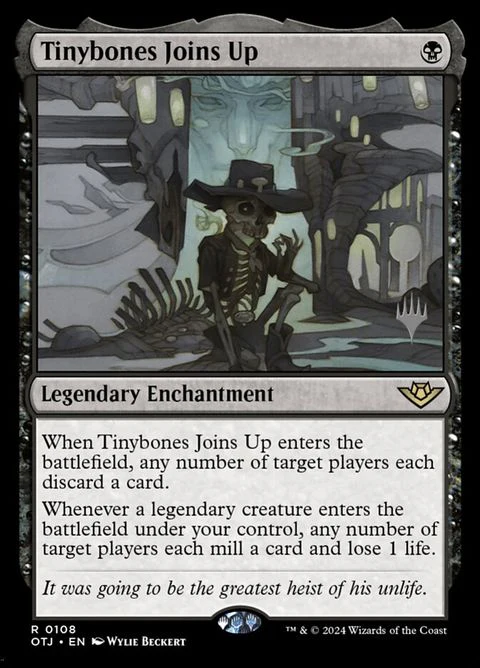 Tinybones Joins Up (108p) - Planeswalker Stamped