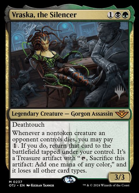 Vraska, the Silencer (237p) - Planeswalker Stamped