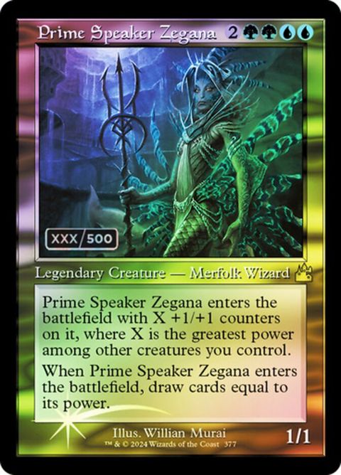 Prime Speaker Zegana (377) - Serialized