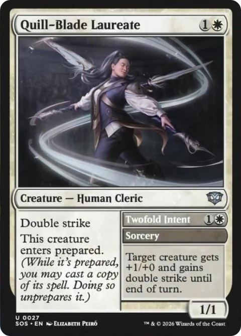 Quill-Blade Laureate // Twofold Intent (27)