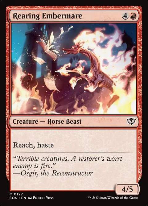 Rearing Embermare (127)