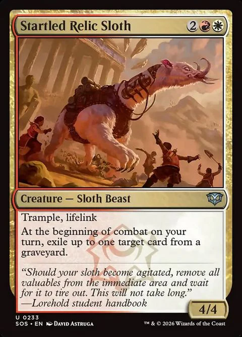 Startled Relic Sloth (233)