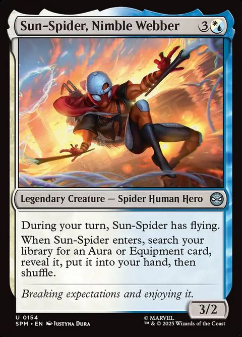 Sun-Spider, Nimble Webber (154)