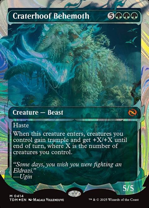 Craterhoof Behemoth (414) - Halo-Foil