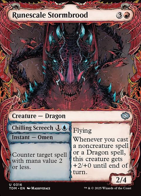 Runescale Stormbrood // Chilling Screech (316)