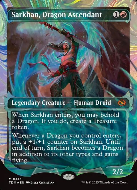 Sarkhan, Dragon Ascendant (413) - Halo-Foil