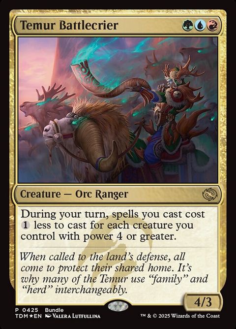 Temur Battlecrier (425) - Bundle