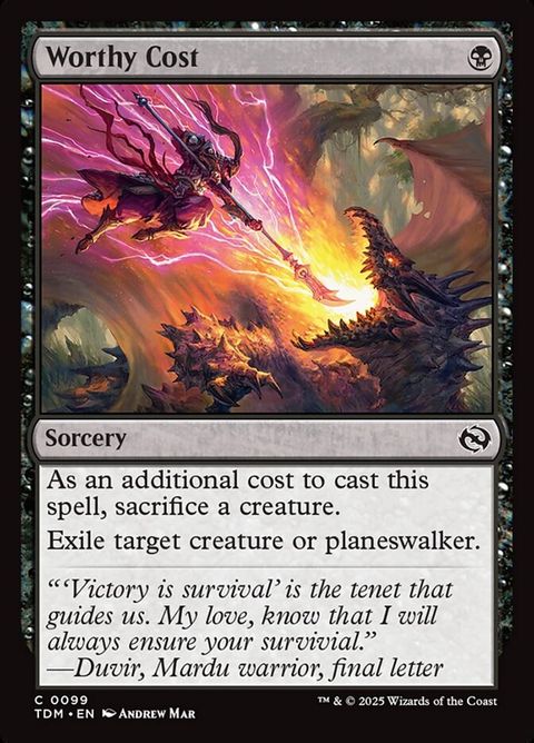 Worthy Cost (99)