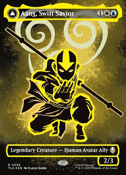 Aang, Swift Savior // Aang and La, Ocean's Fury (359) - Neon Ink