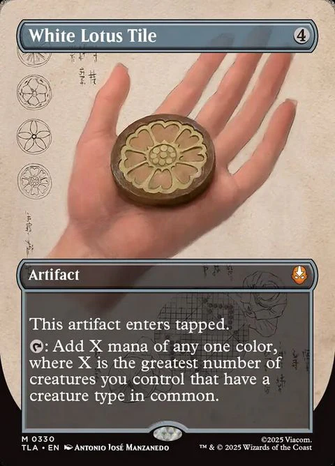 White Lotus Tile (330)