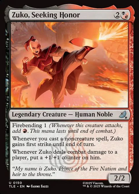 Zuko, Seeking Honor (150)