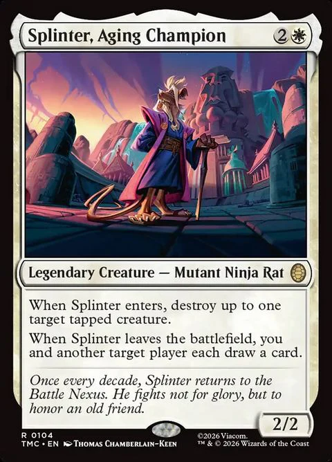 Splinter, Aging Champion (104)