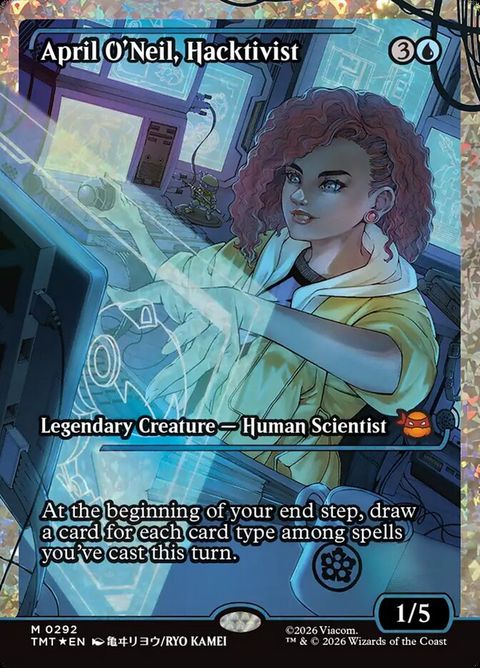 April O'Neil, Hacktivist (292) - Fracture-Foil