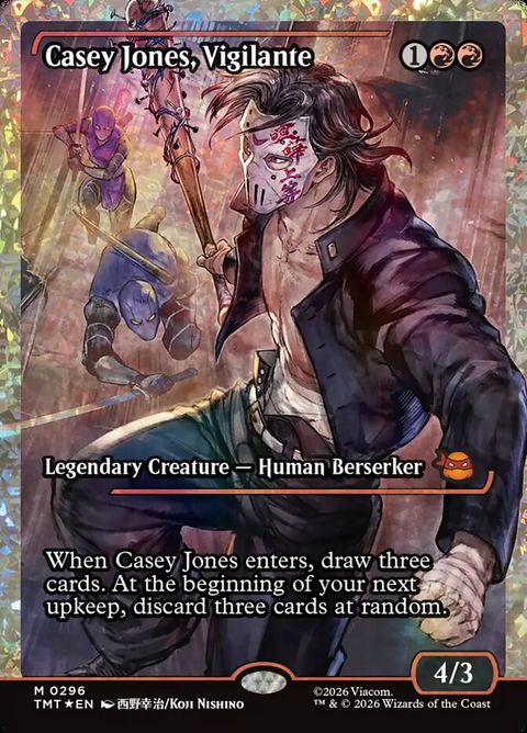 Casey Jones, Vigilante (296) - Fracture-Foil