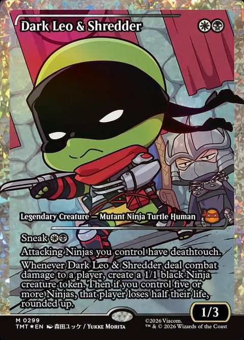 Dark Leo & Shredder (299) - Fracture-Foil