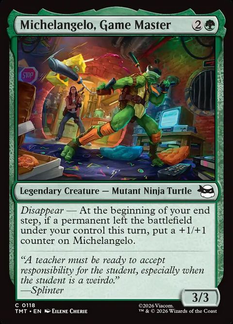 Michelangelo, Game Master (118)