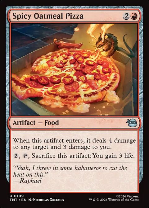 Spicy Oatmeal Pizza (109)