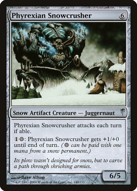 Phyrexian Snowcrusher (140)