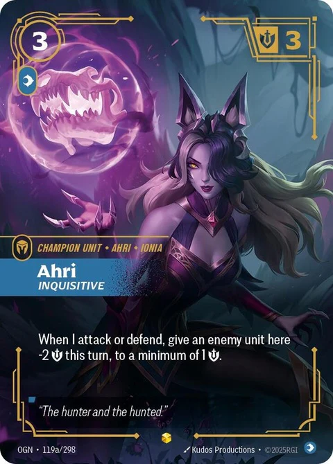 Ahri - Inquisitive (Alternate Art) (119a)