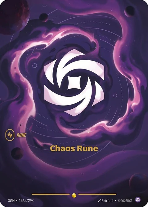 Chaos Rune (Alternate Art) (166a)