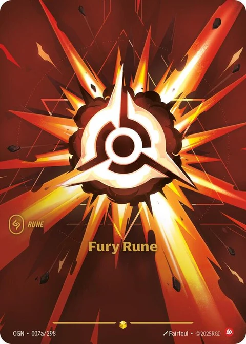 Fury Rune (Alternate Art) (7a)